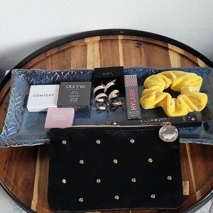 Black Studded Clutch